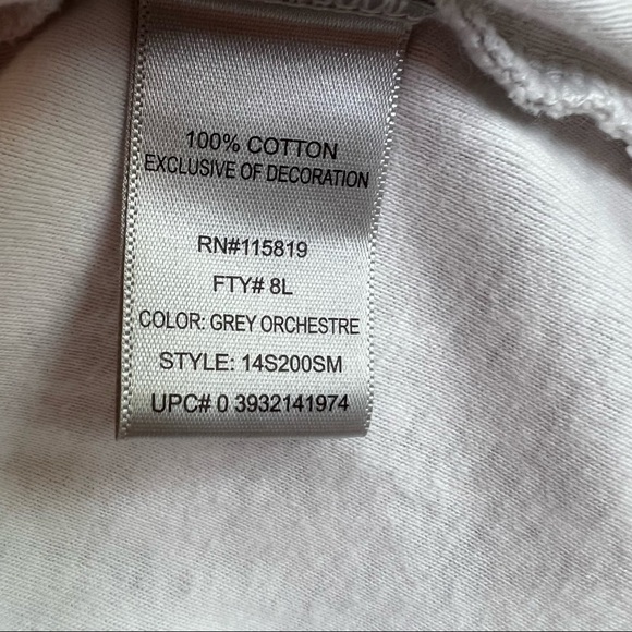 “Nicki” by Nicole Miller graphic long sleeve embellished T-shirt. - Picture 5 of 7